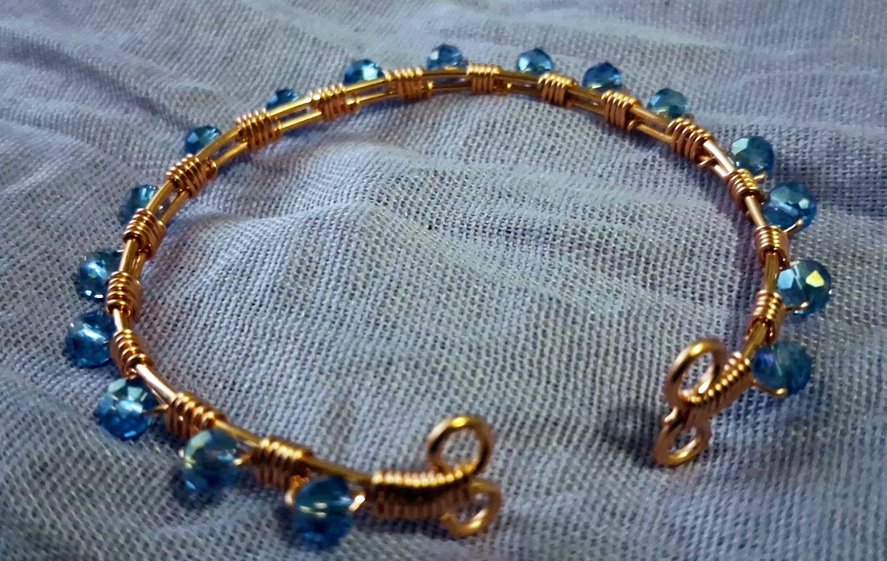 Celestial Star-Wrapped Bangle