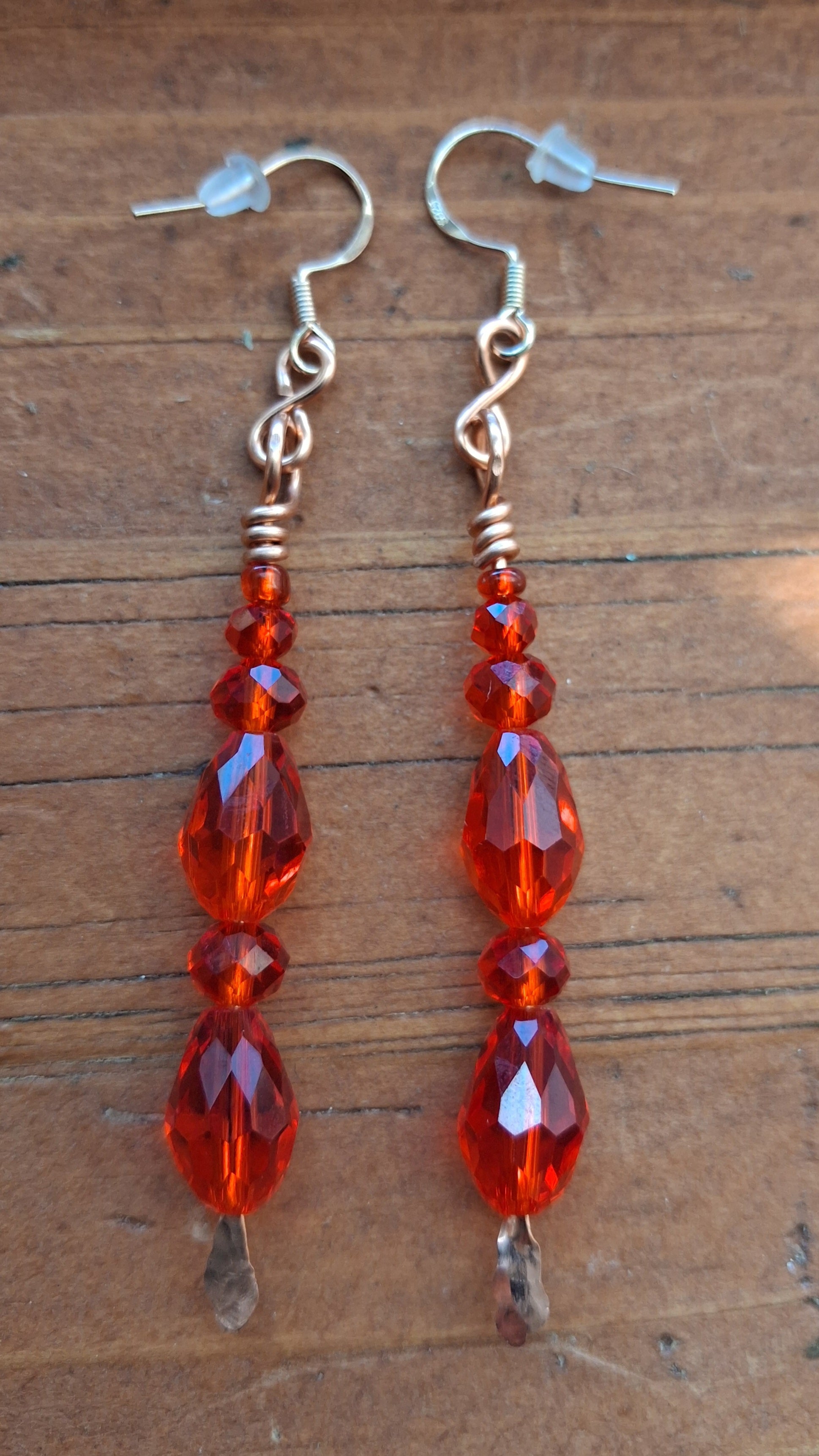 Elemental Crystal Dangle Earrings
