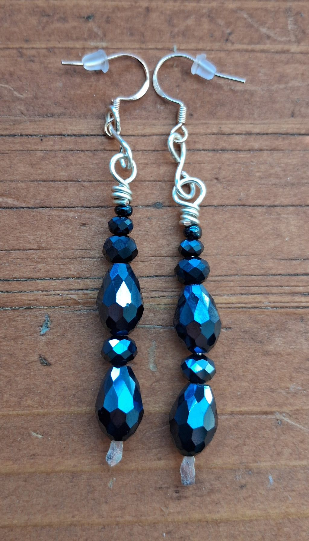 Elemental Crystal Dangle Earrings