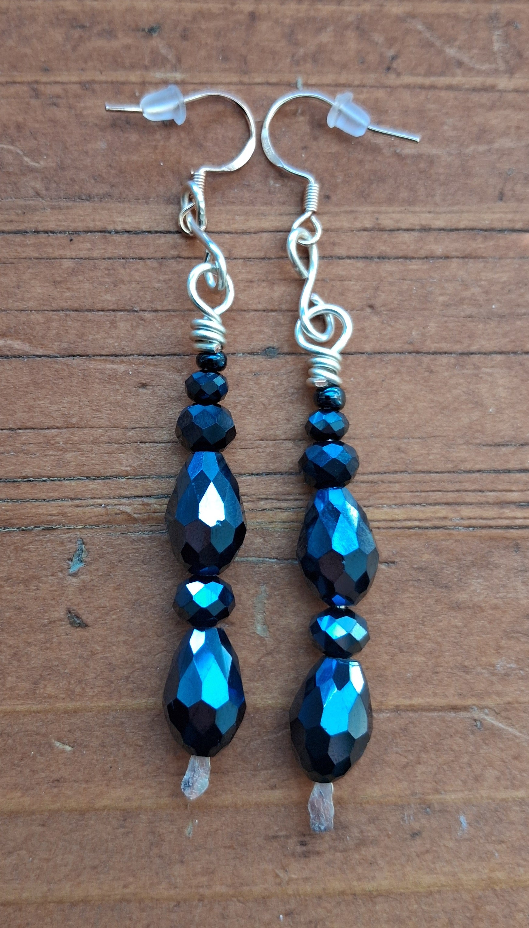 Elemental Crystal Dangle Earrings