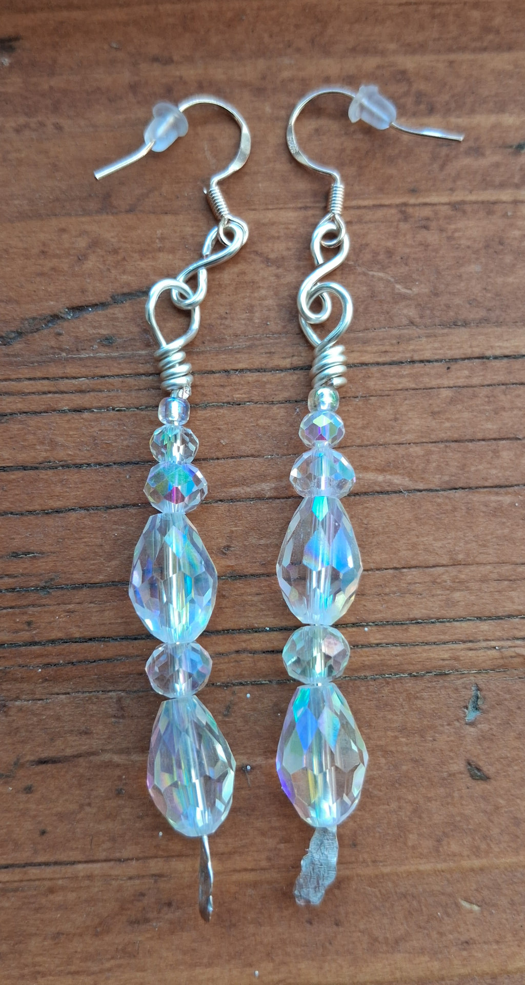 Elemental Crystal Dangle Earrings