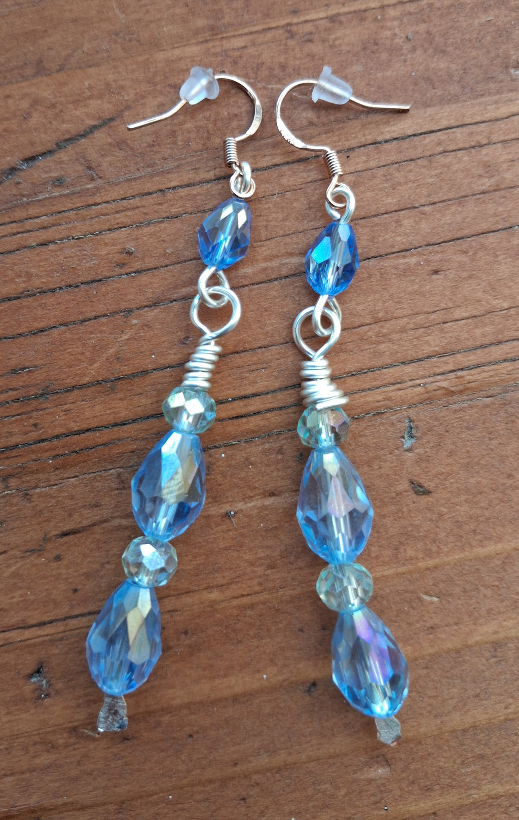 Elemental Crystal Dangle Earrings