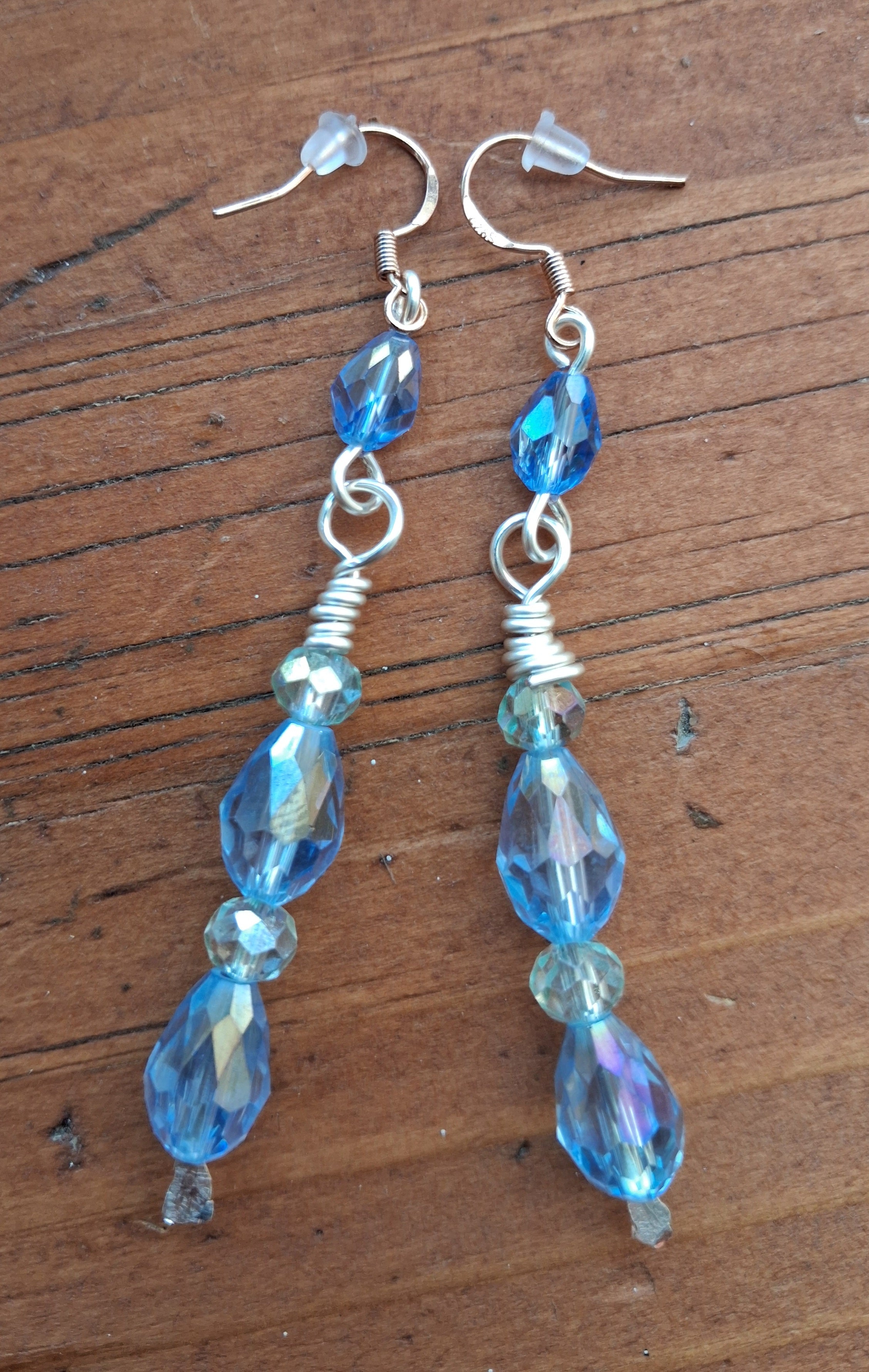 Elemental Crystal Dangle Earrings